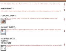 Tablet Screenshot of events.thedchive.com